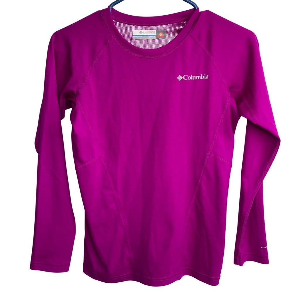 Columbia kids youth thermal base layer pink size 10/12